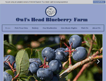 Tablet Screenshot of owlsheadfarm.com
